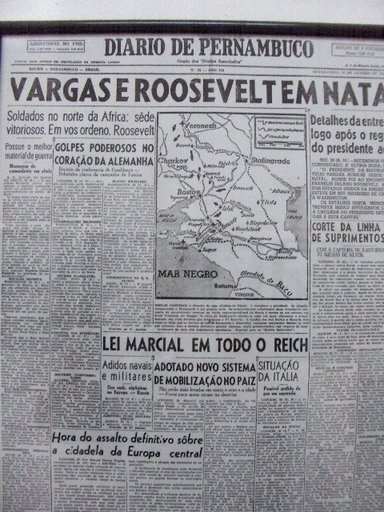 1)THE MEETING - NATAL SUMMIT - ROOSEVELT/VARGAS SUMMIT AT NATAL 1943 -  Articles - Sixtant - War II in the South Atlantic